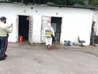 Monagas: Protección Civil desinfecta calabozos de Policía municipal de Maturín